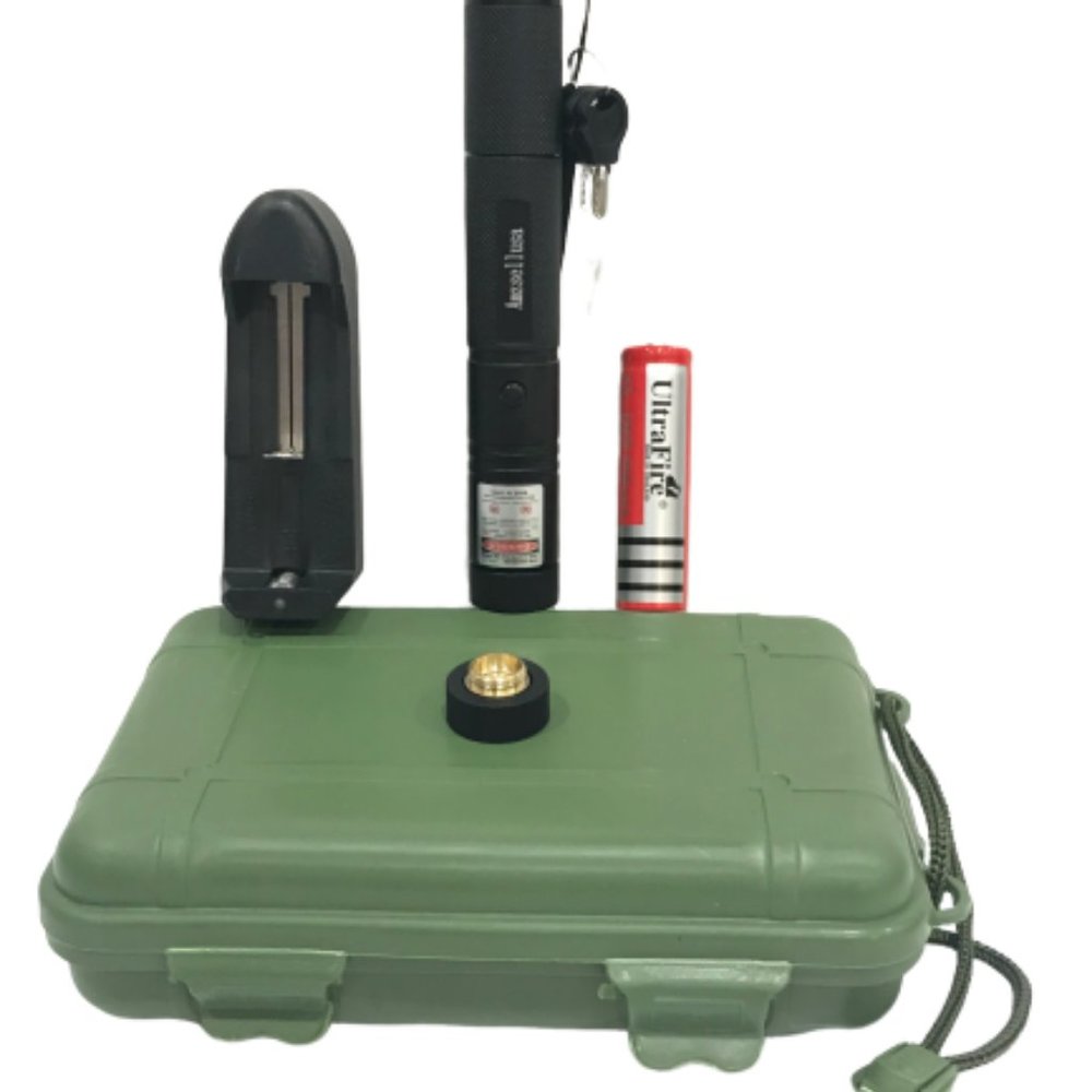 COPY - Rechargeable Multi Pattern green pointer - Picture 3 of 8